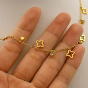 Golden Star Choker Necklace