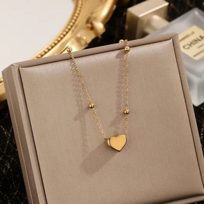 Golden Heart Necklace