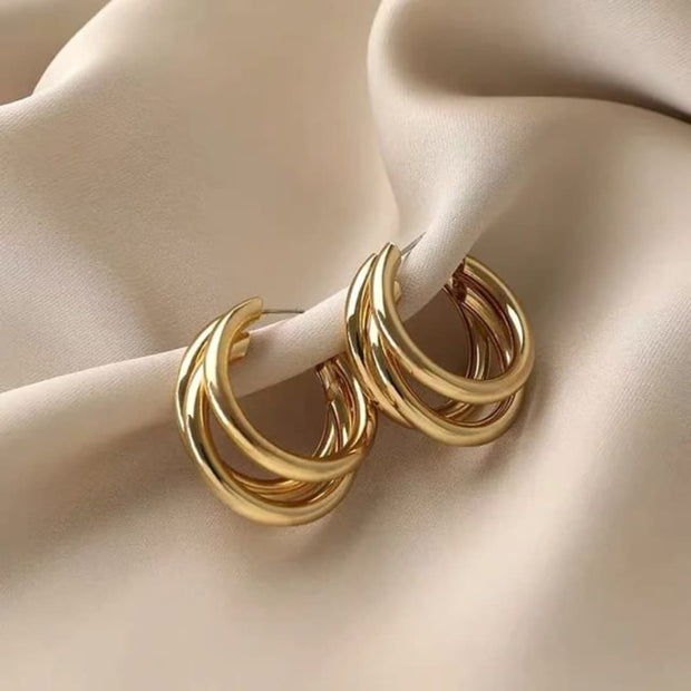 Classic Round Hoop Earrings